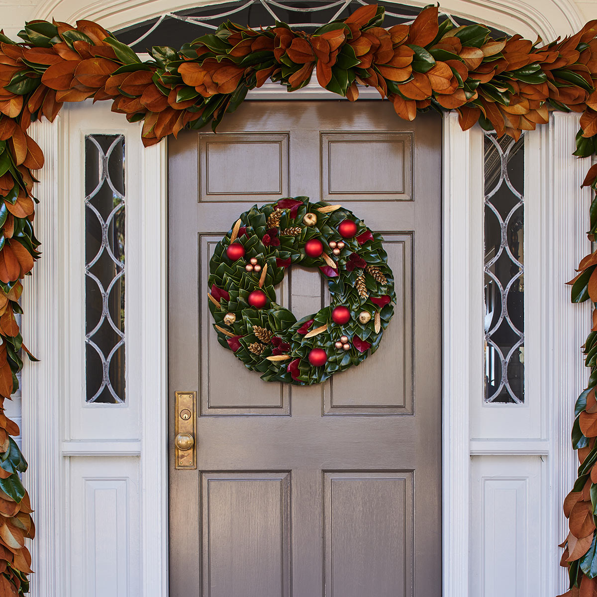 Ruby Holiday Wreath